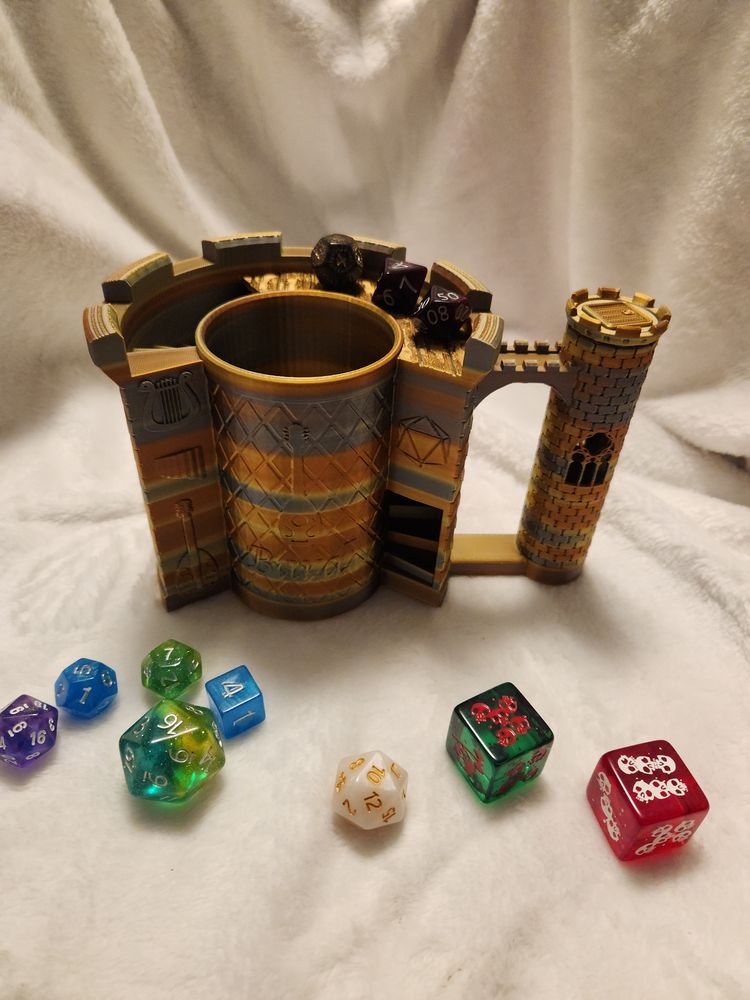 Sip & Roll Dice Tower