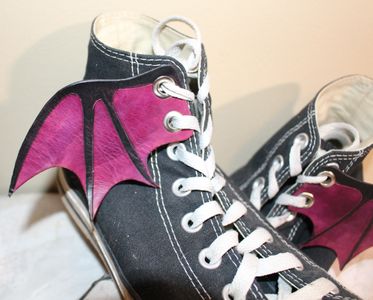 Purple Bat Wings