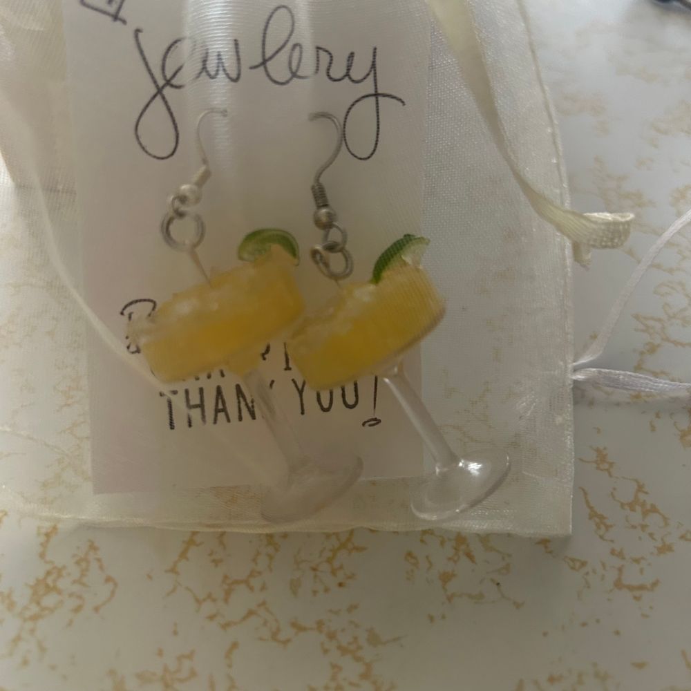  Adult Drink Earrings Margarita