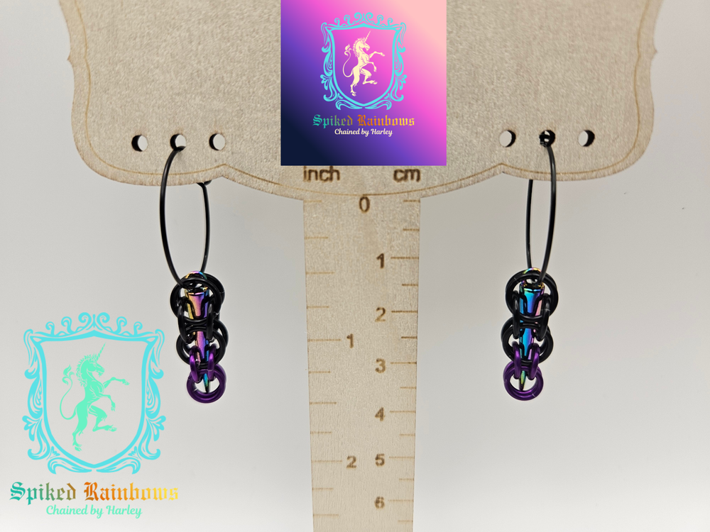 Caged Unicorn Earrings