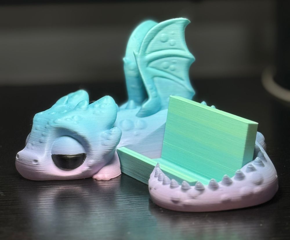 Sleeping Dragon Holder – Phone or Business Card Stand