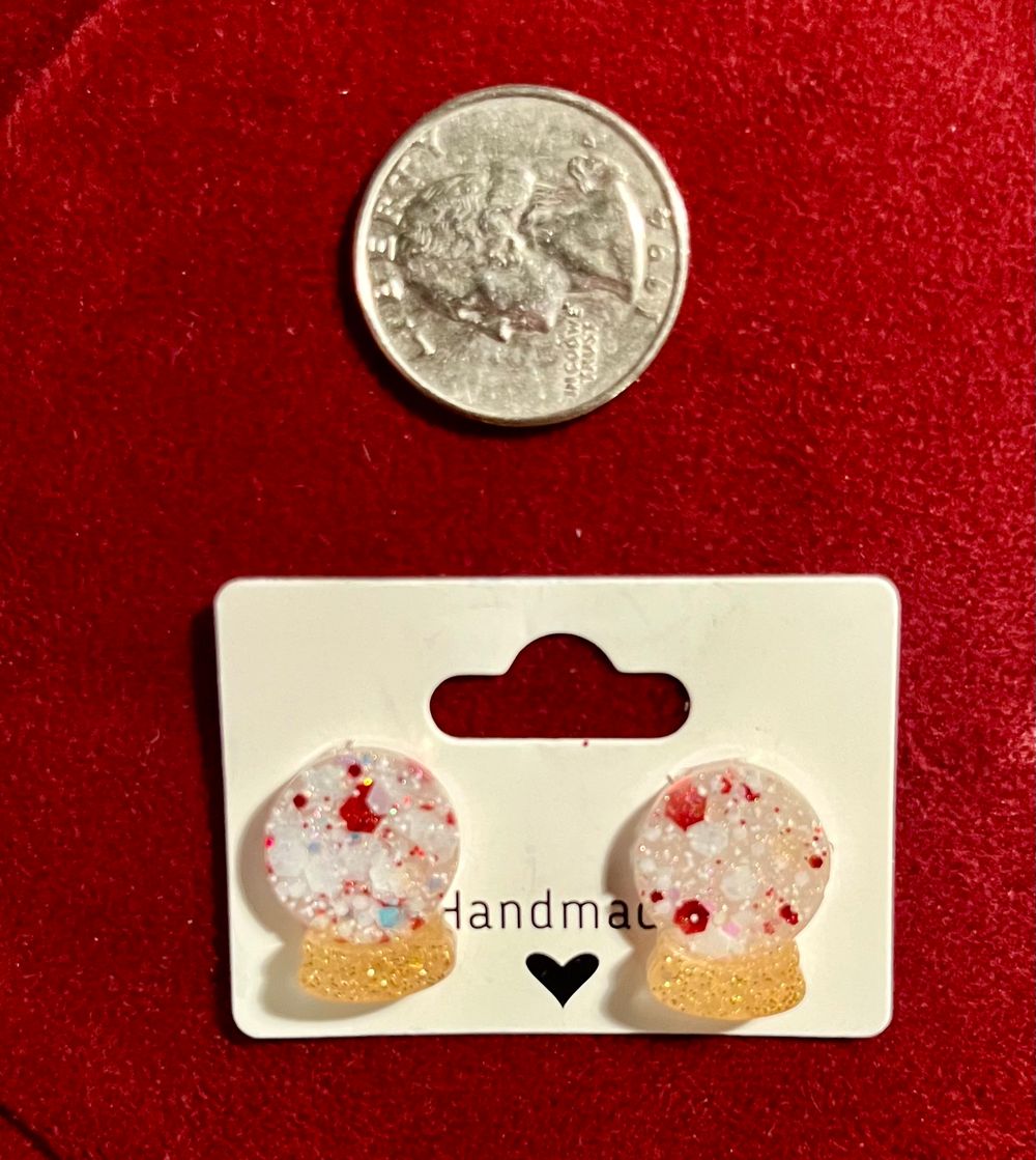 Snow Globe Earrings