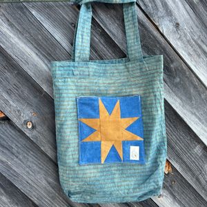 Blue and Orange sawtooth star 