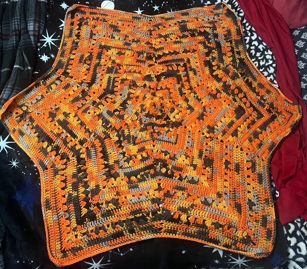 Jack O'Lantern Star Blanket
