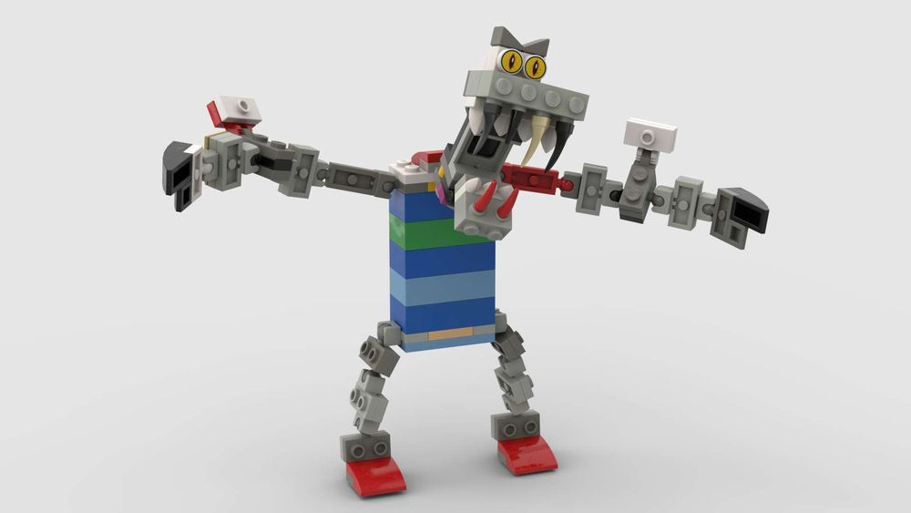 Lego MOC - Cat Monster (Instructions Only)