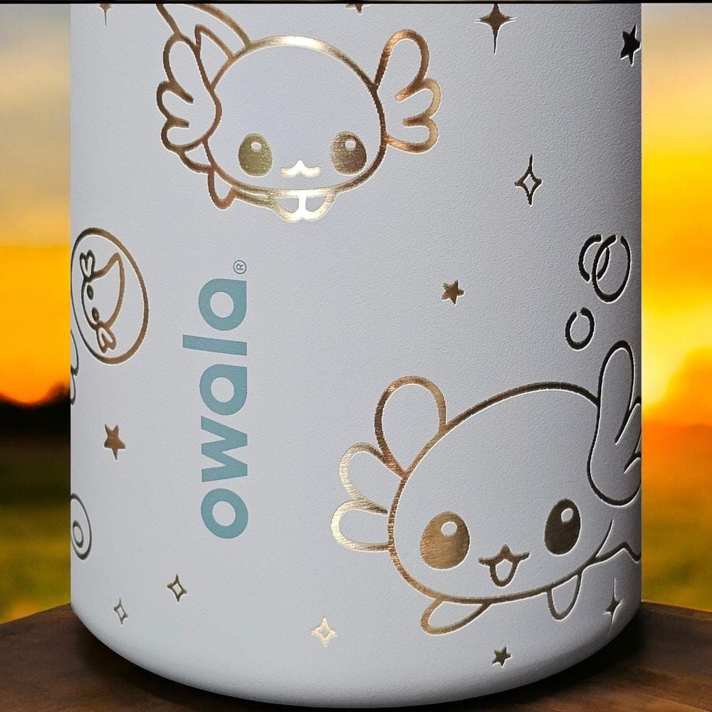Axolotl Owala 20, 24 and 32 oz Bottle | Custom Engraved Owal...