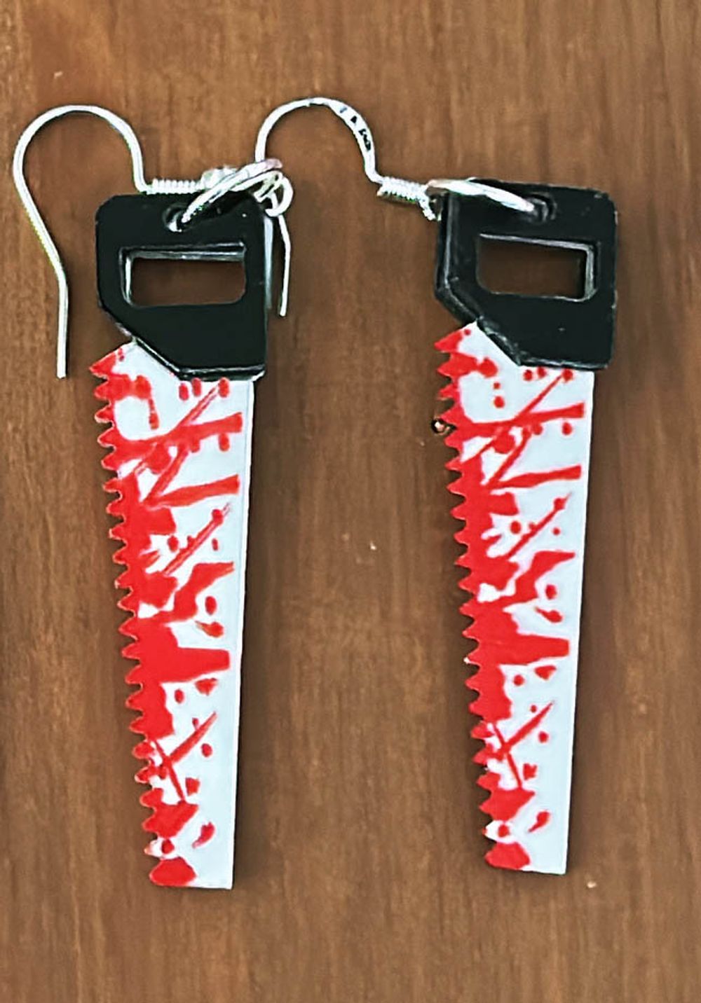 Chainsaw Earrings