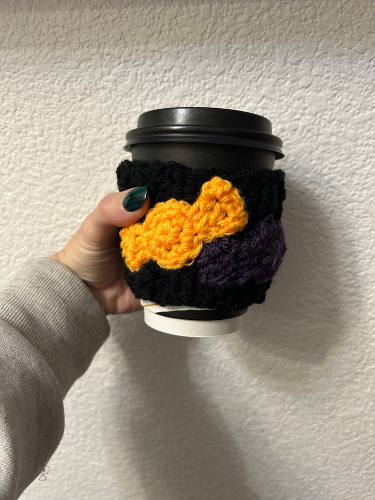 Candy coffee cozy 