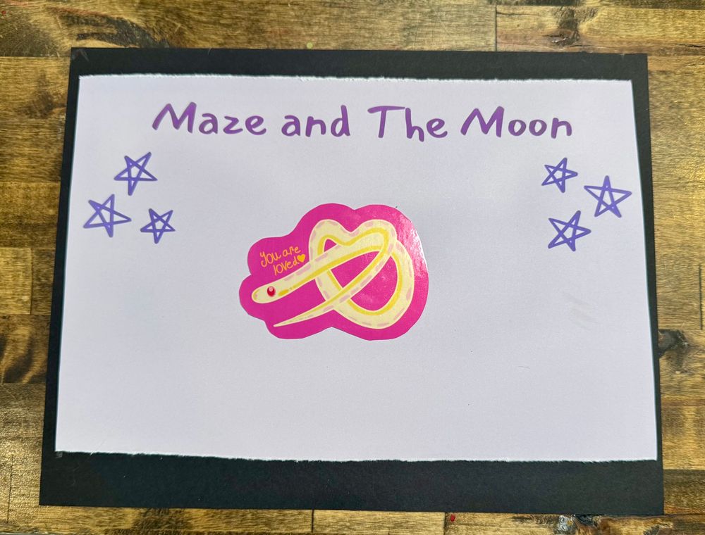 “You are loved” corn snake sticker 