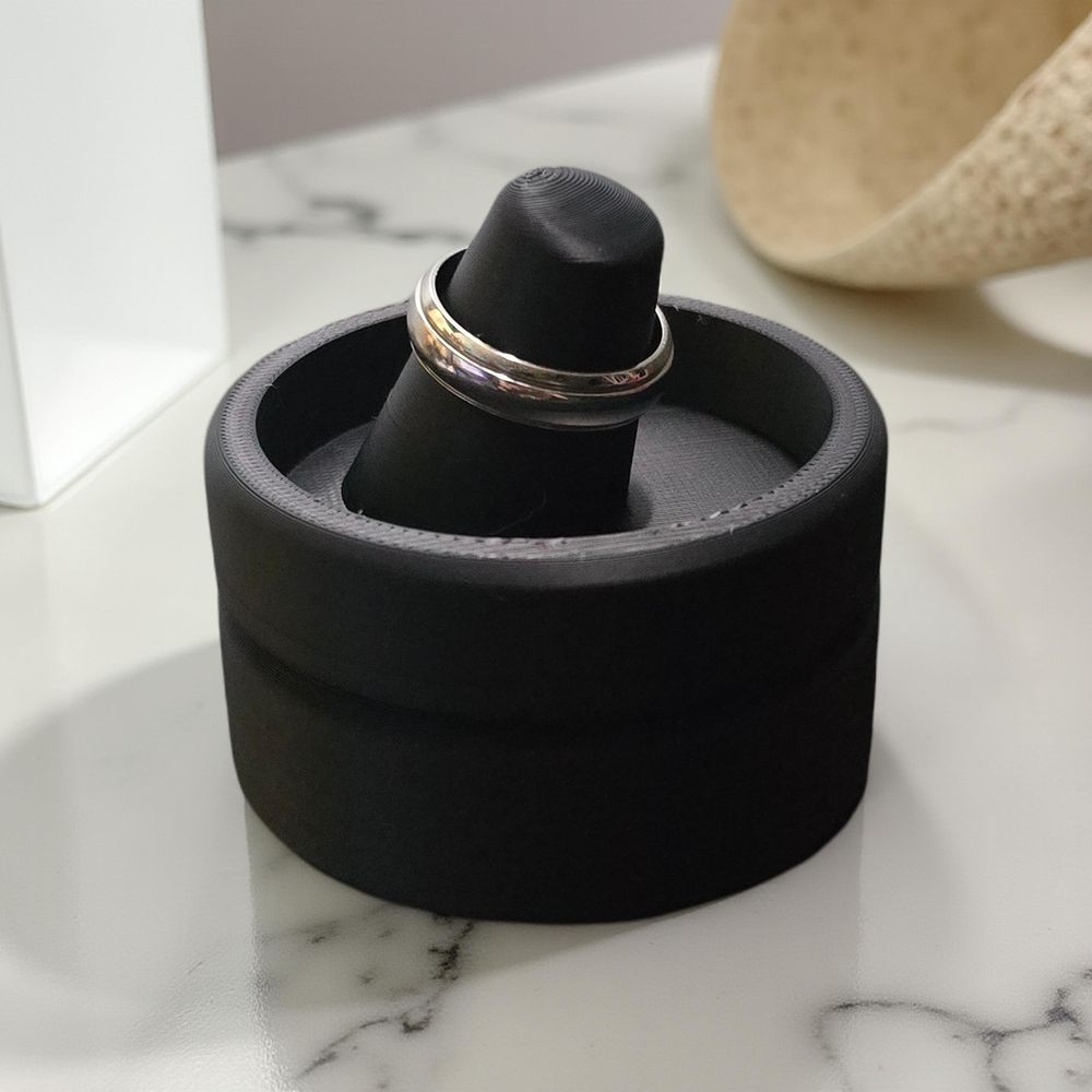 Minimalist Ring Holder with Hidden Compartment | 3D Printed ...