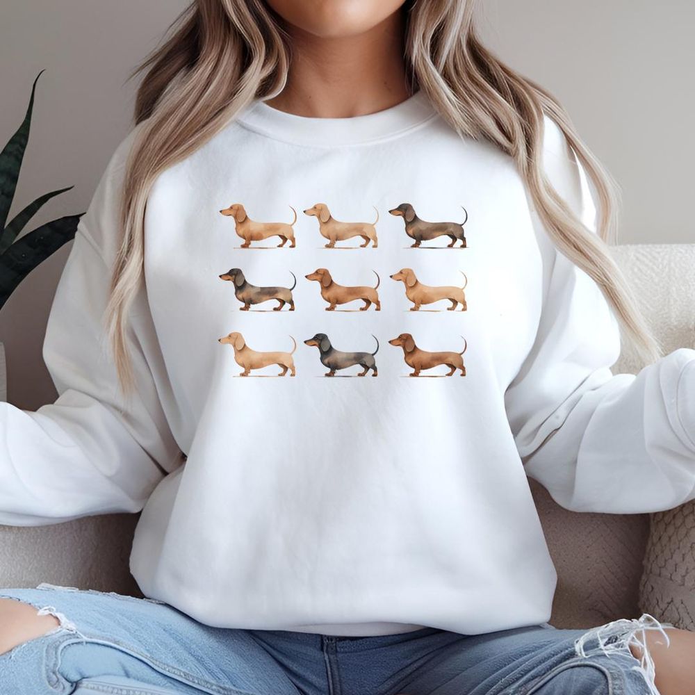 Dachshund Lover Sweatshirt, Dog Shirt Gift for Doxie Owner W...