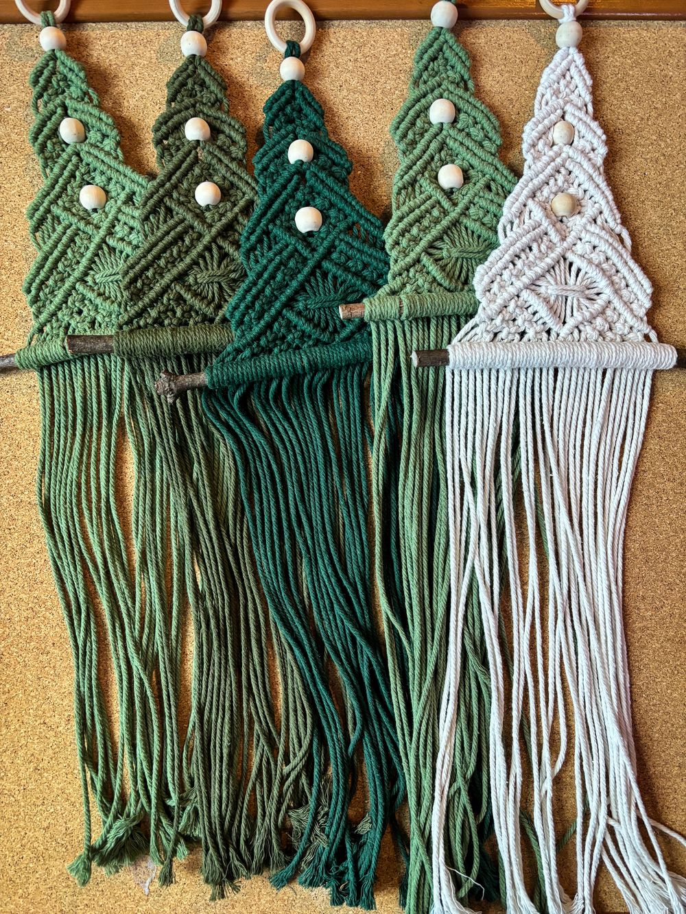 Holiday Tree Macrame Wall Hanging