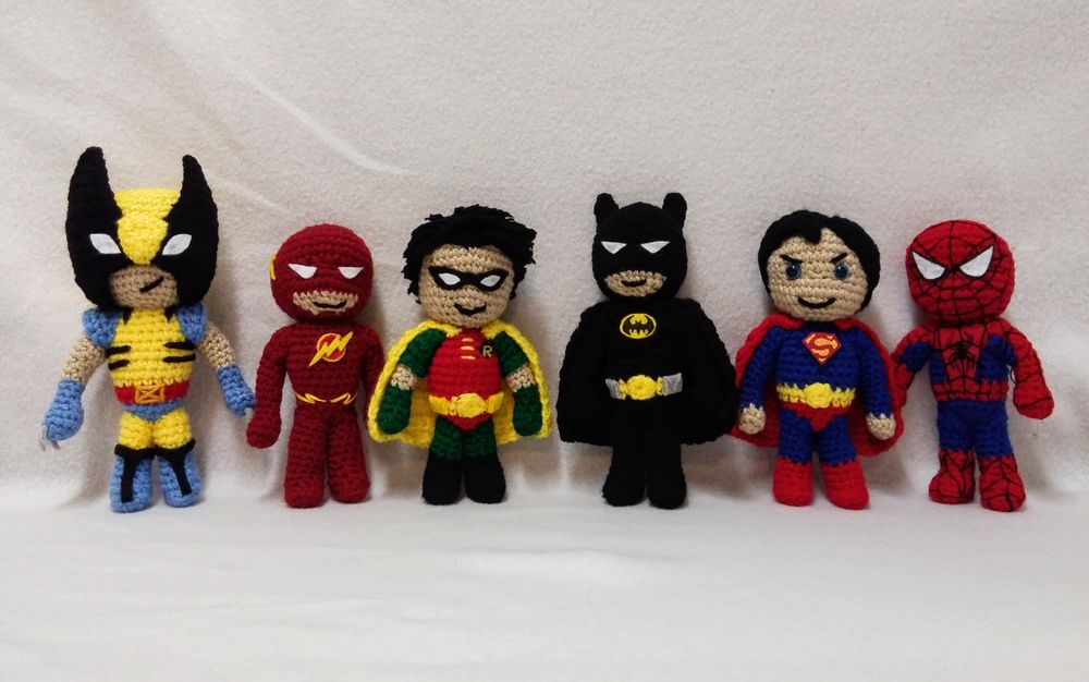 Choose Your Heroes or Villains – Custom Crochet Creations