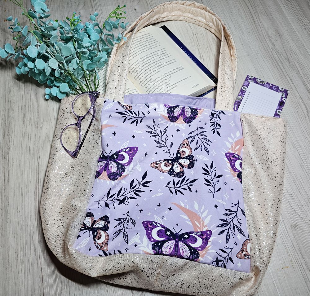🌿 Upcycled Tote Bag – Eco-Friendly, Reversible & Built to Last