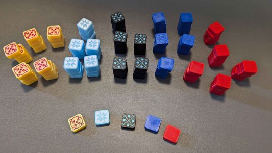Complete set of Azul tiles