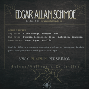 Edgar Allan Schmoe Scent Profile by Gory Dreadful Candle Co