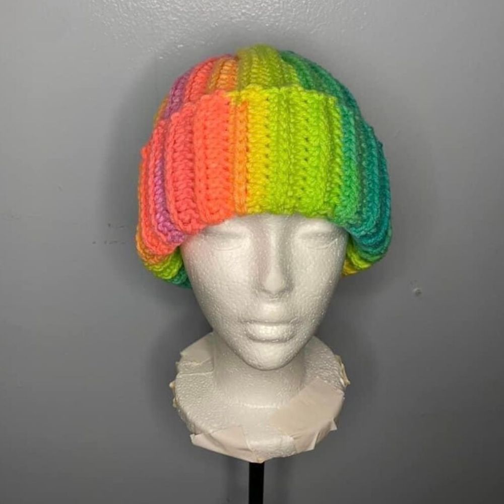 Retro Stripe Beanie