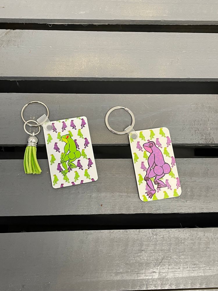 Booty Frog Keychains