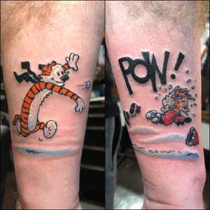 Calvin and Hobbes ankle chasers
