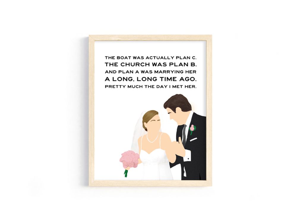 The Office Pam and Jim 8x10 Digital Download