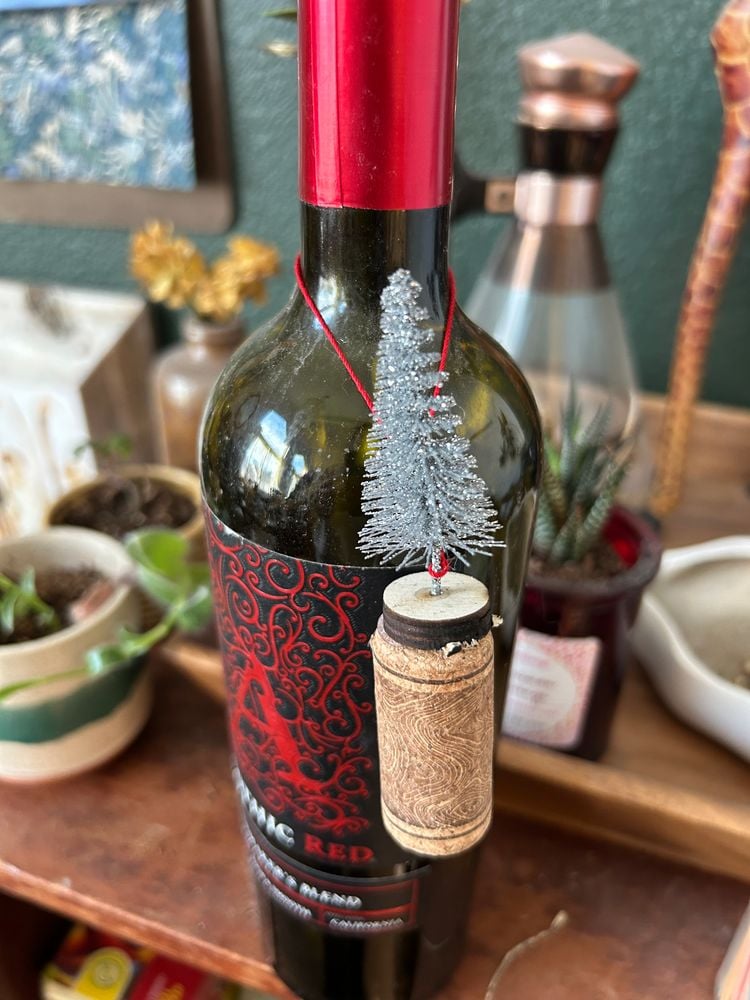 Wine bottle charms/ornaments 