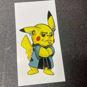 Big Poppa-Chu variant sticker @5.5”x3.5”