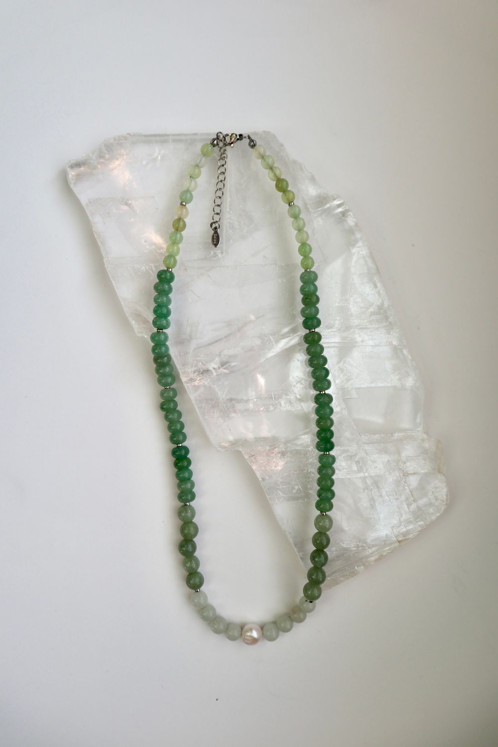 Meadowe - Jade & Grape Agate Necklace  