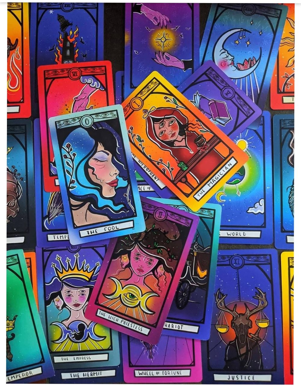 Dear Heart Tarot - A 78 Card Tarot Deck + Box  by Cristin Chambers - Indie Tarot Deck