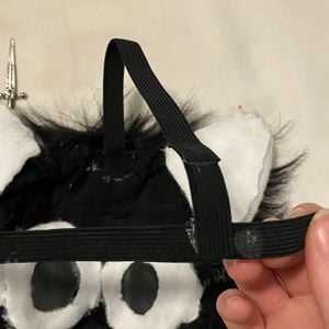 elastic (also with hot glue stains)