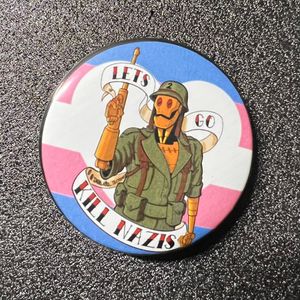 GI Robo-friend Trans Pride button
