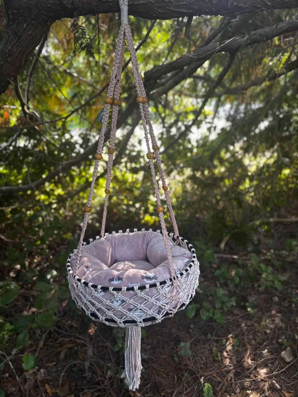 Dusty Rose Cat Hammock