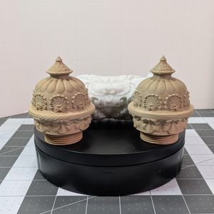 Both caps are removable. 