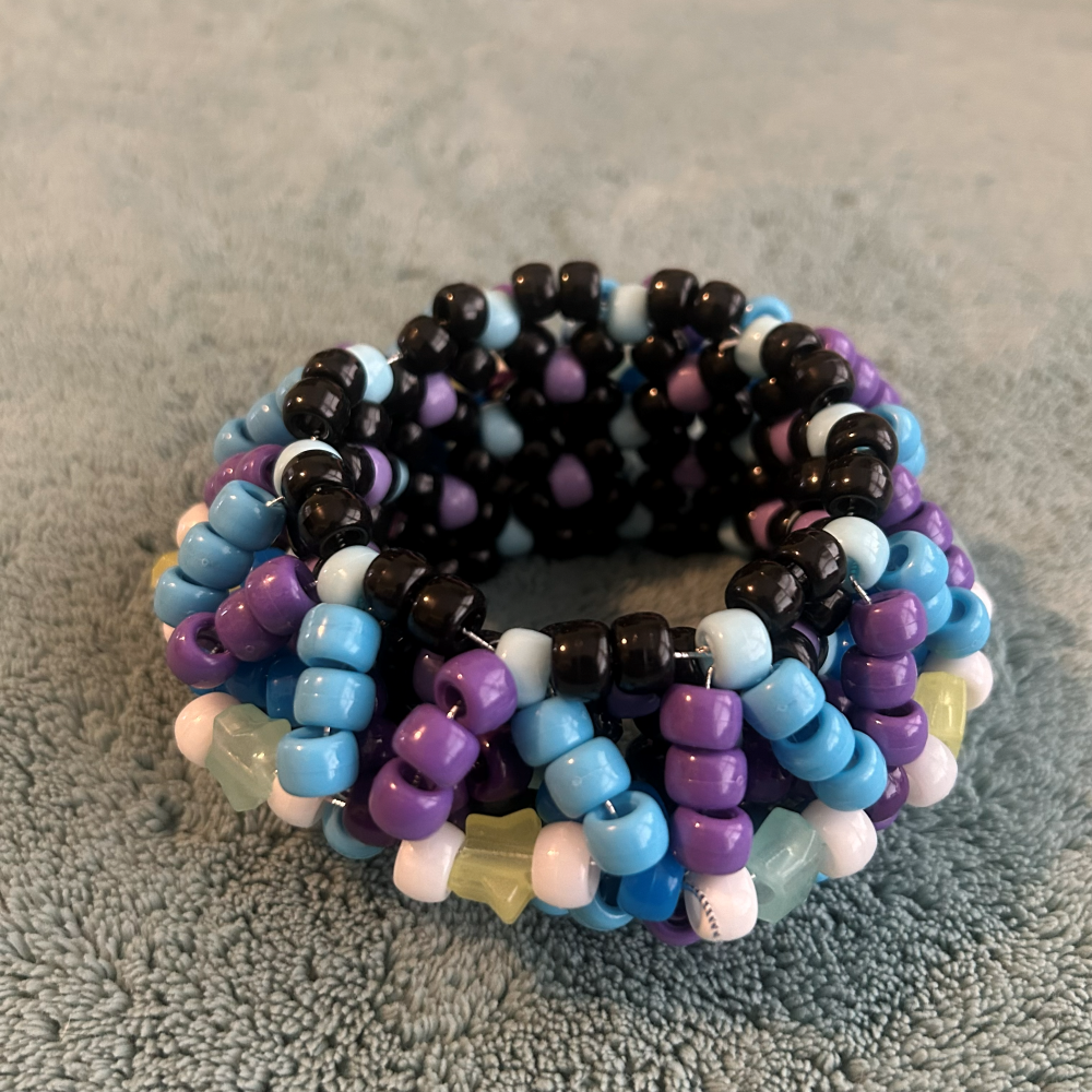 Milky Way UFO Kandi Cuff Bracelet