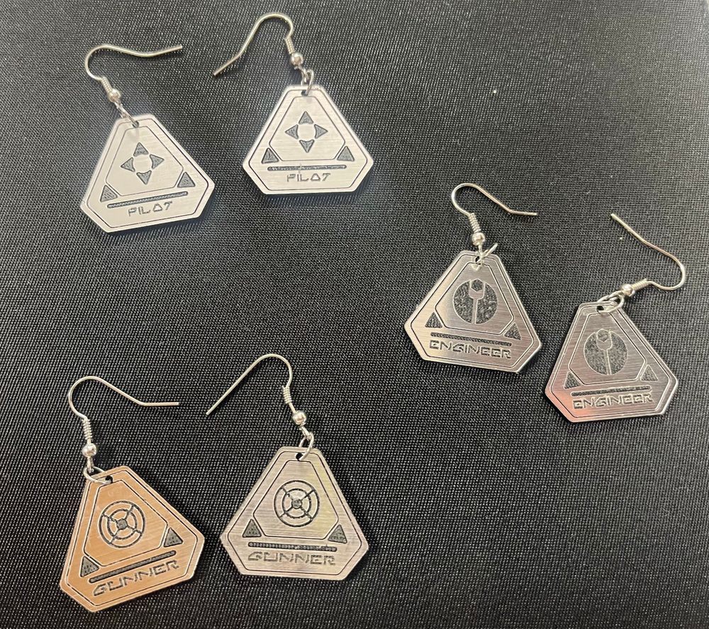 Galaxy's Edge Smuggler’s Run Flight Crew earrings