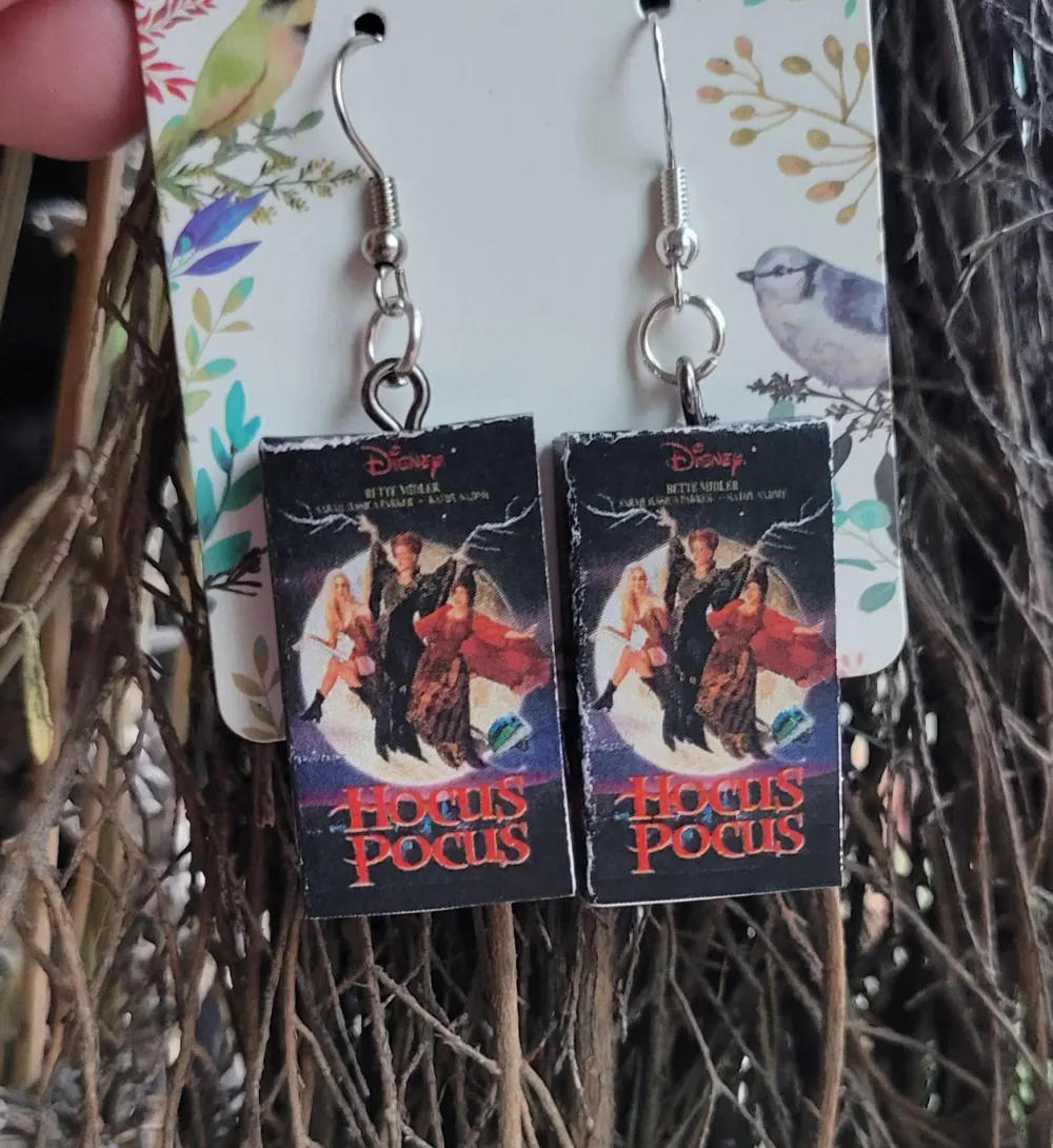 Witchy VHS Tape Earrings