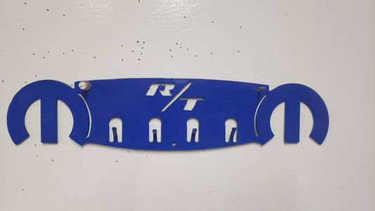 Dodge R/T mopar key keychain ring holder rack srt charger hellcat demon scatpack - Martin Metalworks