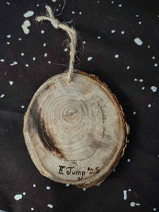 penguin with flannel hat back