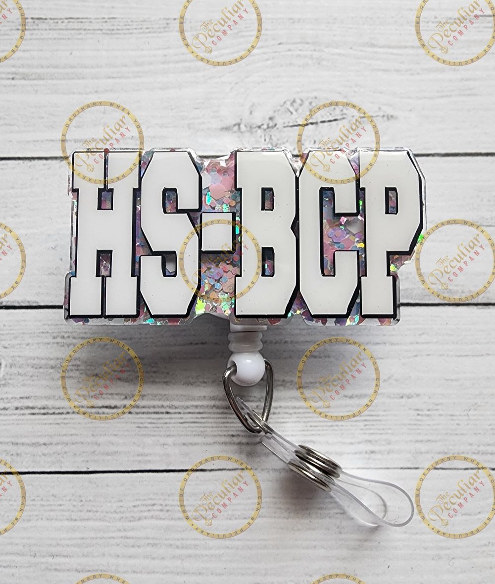 HS-BCP Badge Reel, human services badge, credentials, social...
