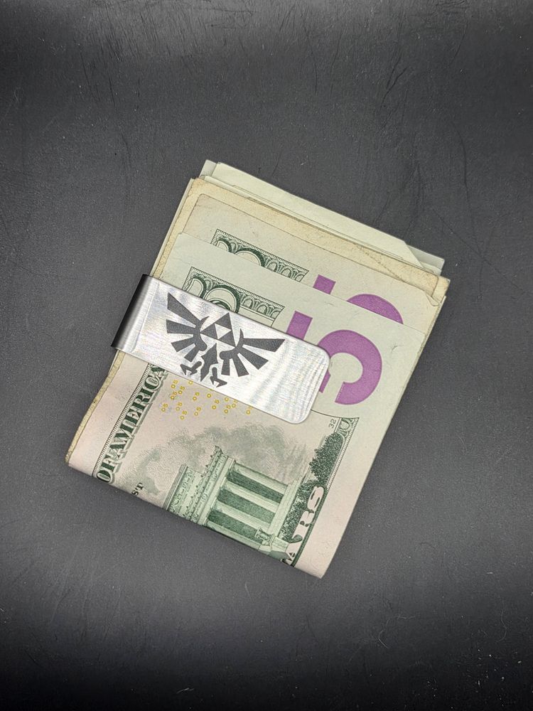 Engraved Stainless Steel Money Clip | Custom Nerdy & Personalized Engravings