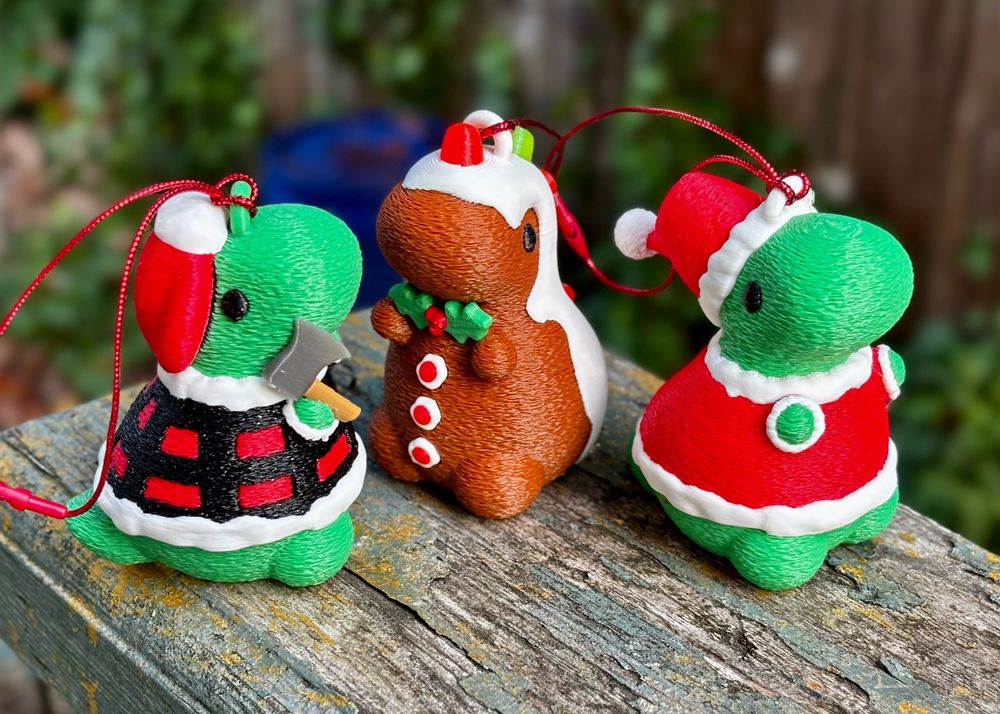 Tree-Rex Ornaments