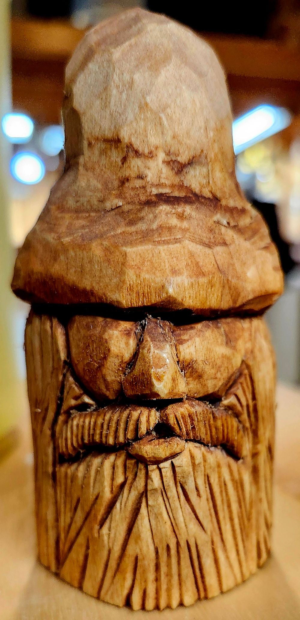 Deep Thought Gnome Hand Carved
