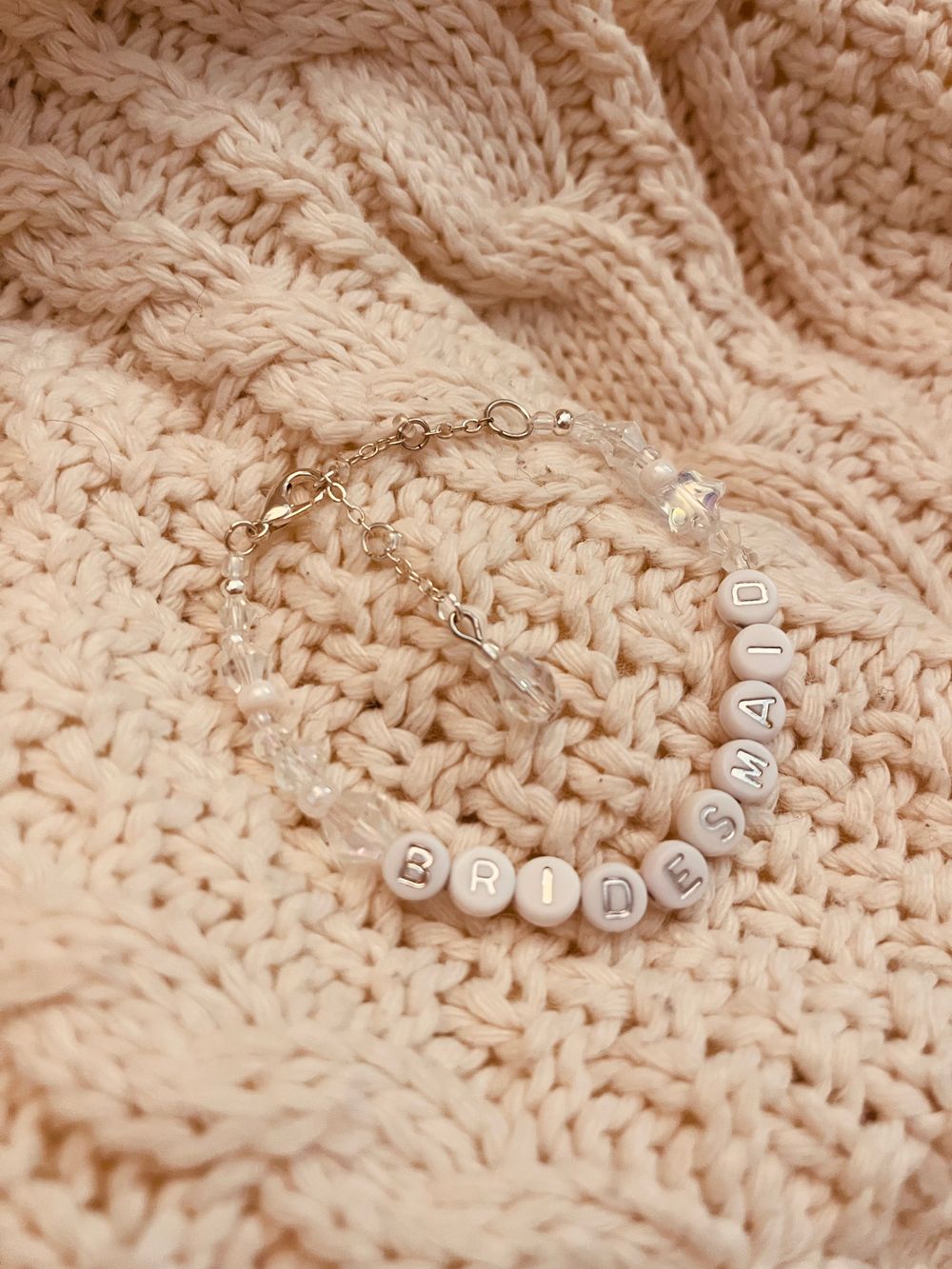 Sparkling Bridesmaid Friendship Bracelet 