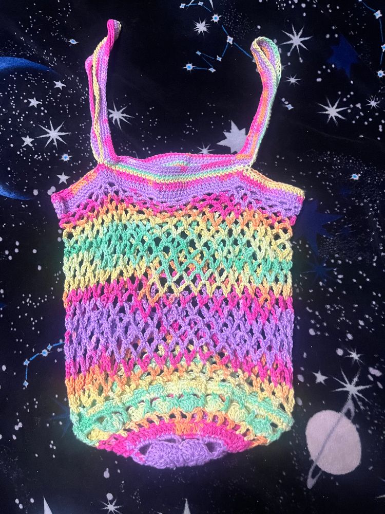 Sakura Market Bag - Rainbow Roller Skates