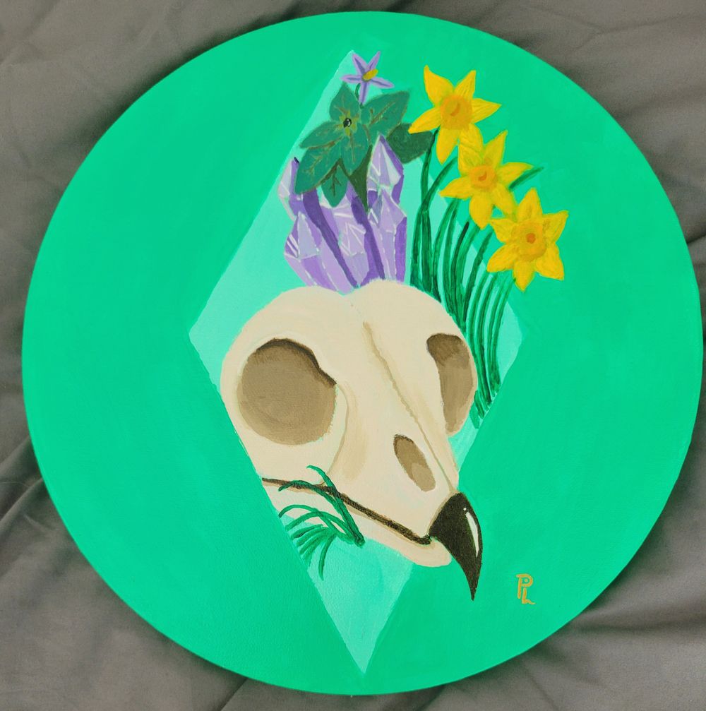 Acrylic Painting (small and shaped canvas)