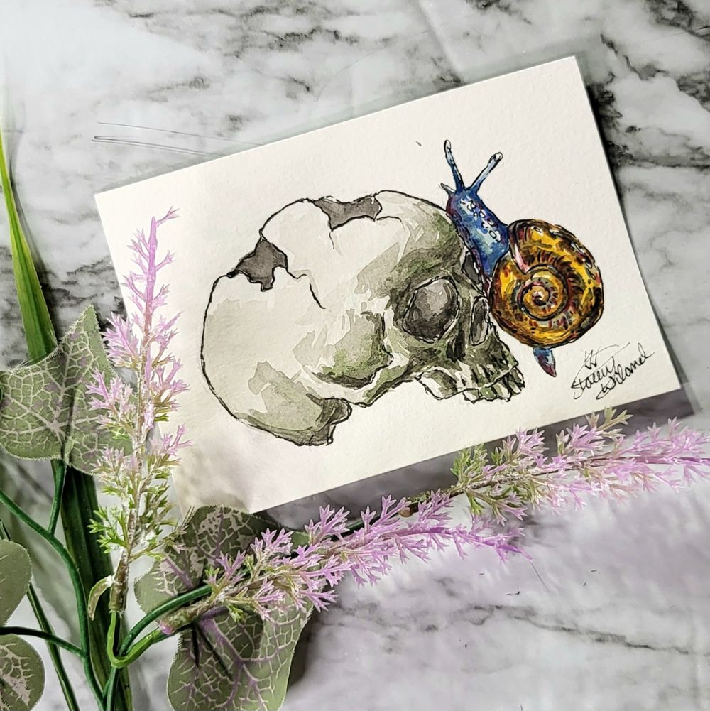 Spiraling Journey - Original Watercolor Painting