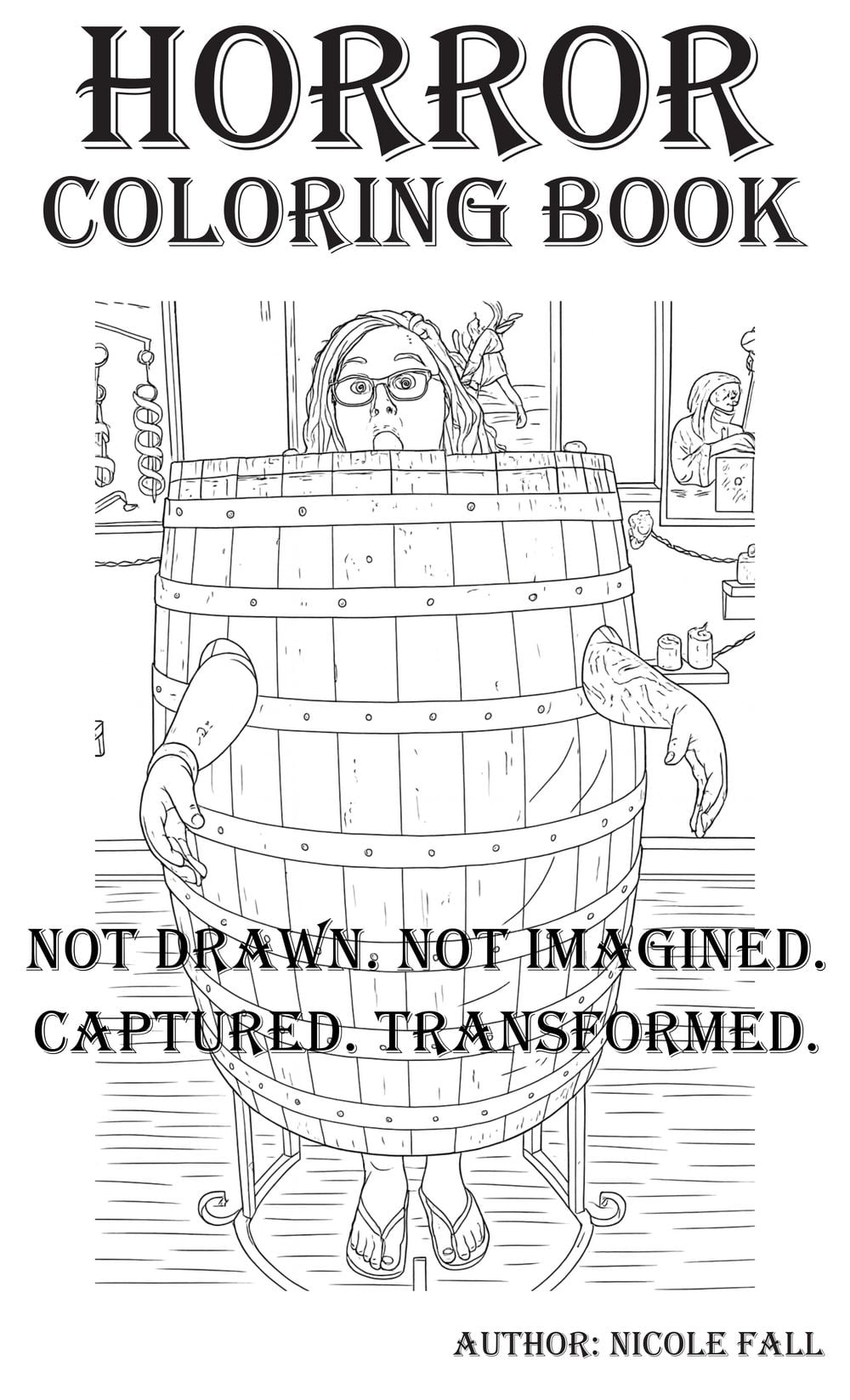 Horror Coloring Book