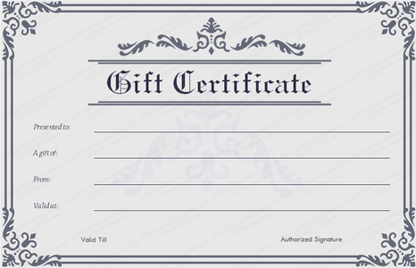 Gift Certificates are Good for Any & All Products, Services & Art!