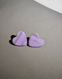 Purple & Silver Studs