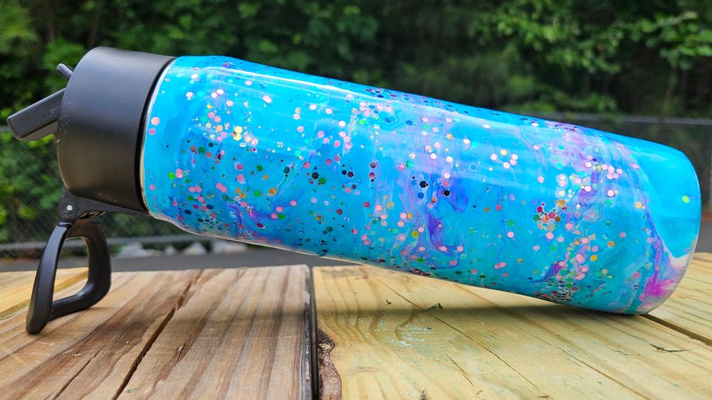 Mermaid 22oz Water Bottle, Double Walled, Insulated