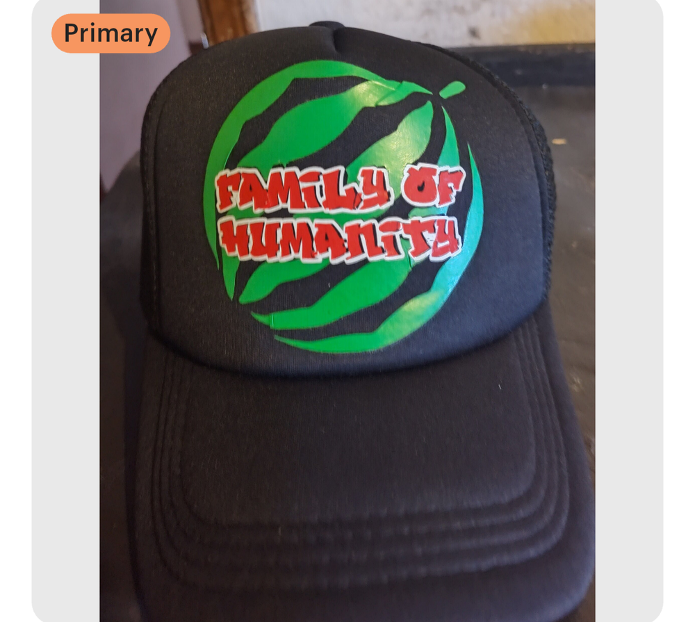Family of humanity snapback trucker hat 